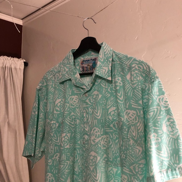 Vintage 80’s Van Heusen Custom Club Aloha Shirt - Picture 1 of 3